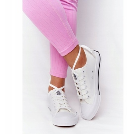 Baskets Classiques pour Femmes Big Star HH274109 Blanc blanche 5