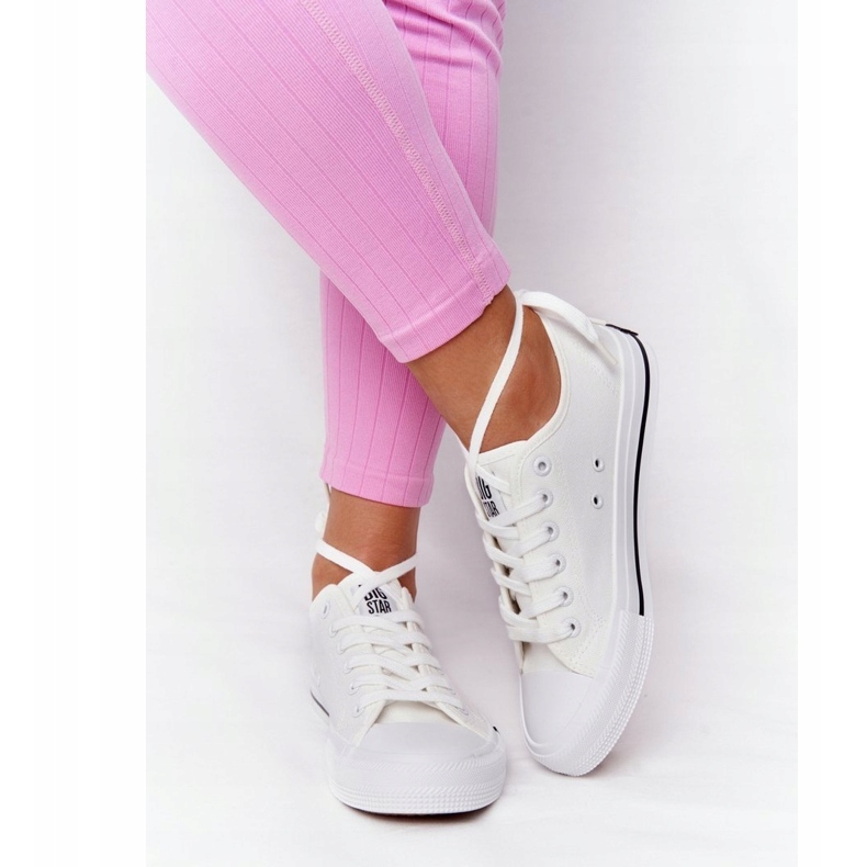 Baskets Classiques pour Femmes Big Star HH274109 Blanc 5