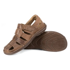 Olivier Sandales masculines 467 brun foncé 4