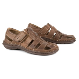 Olivier Sandales masculines 467 brun foncé 3