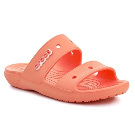 Crocs Classic Sandale Femme 206761-83E orange 1