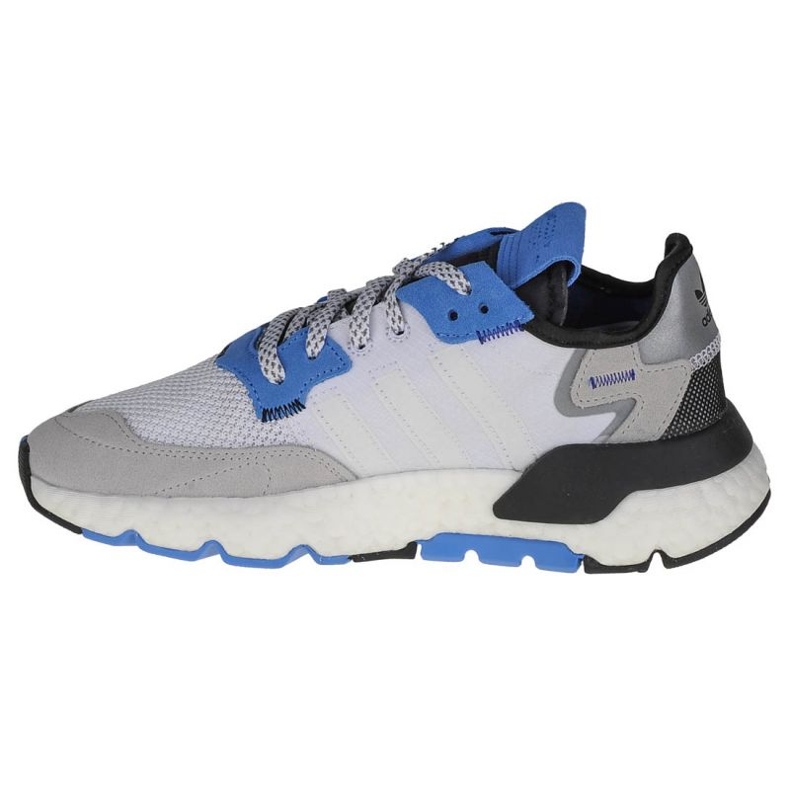 Chaussures Adidas Nite Jogger Jr EE6440 bleu gris 1