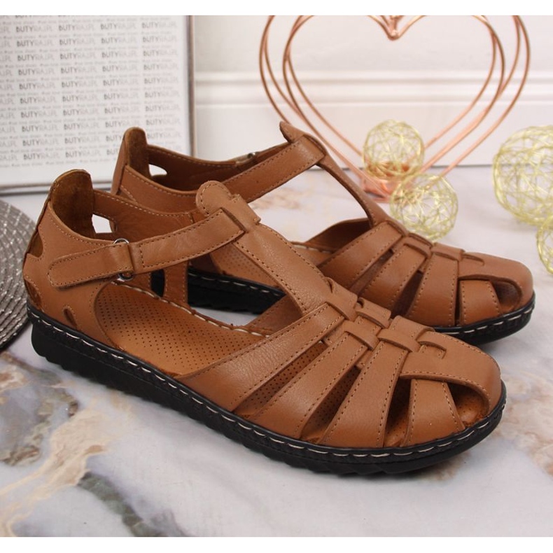 Sandales à Velcro T.Sokolski W SCA157A marron brun 2 Sandales à Velcro T.Sokolski W SCA157A marron brun 2