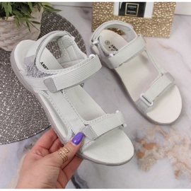 Sandales velcro American Club W AM896B grises 1 Sandales velcro American Club W AM896B grises 1