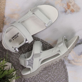 Sandales velcro American Club W AM896B grises 2 Sandales velcro American Club W AM896B grises 2