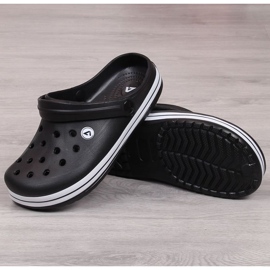 American Club Jr.AM633A chaussons de piscine noir le noir 2