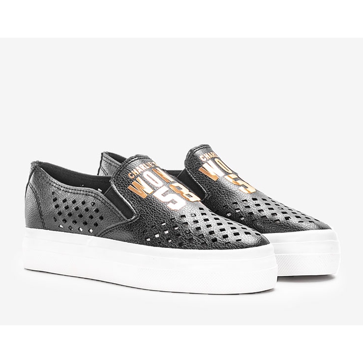 Baskets Kaisa noires le noir 1