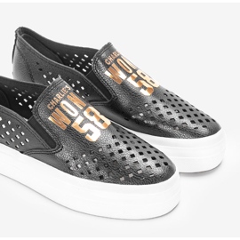 Baskets Kaisa noires le noir 2