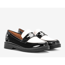 Chaussures femme Inberg noires blanc 1