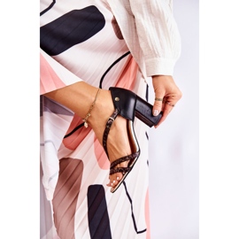 Sandales à Talon en Cuir pour Femme Maciejka 05592-01 Noir 2