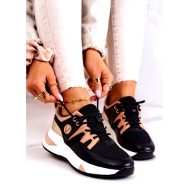 Vinceza Chaussures de sport pour femmes, baskets noires le noir 1
