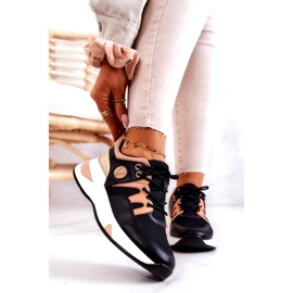 Vinceza Chaussures de sport pour femmes, baskets noires 2