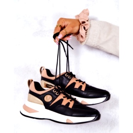 Vinceza Chaussures de sport pour femmes, baskets noires le noir 4