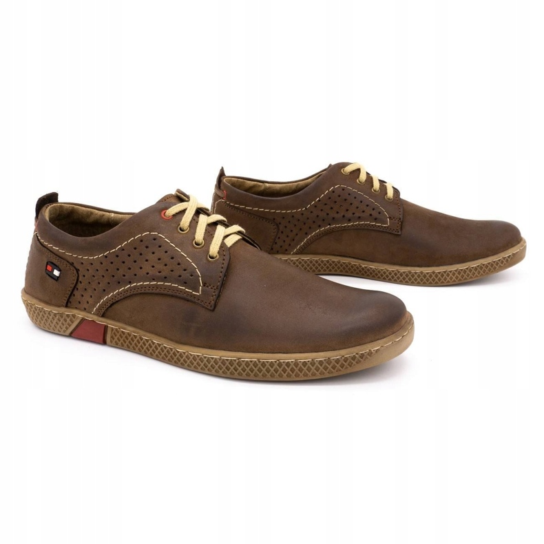Antex Chaussures décontractées pour hommes 302GT, marron brun 4