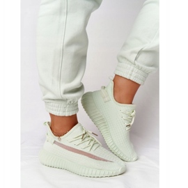 Baskets vertes légères pour femmes chaussures de sport 3