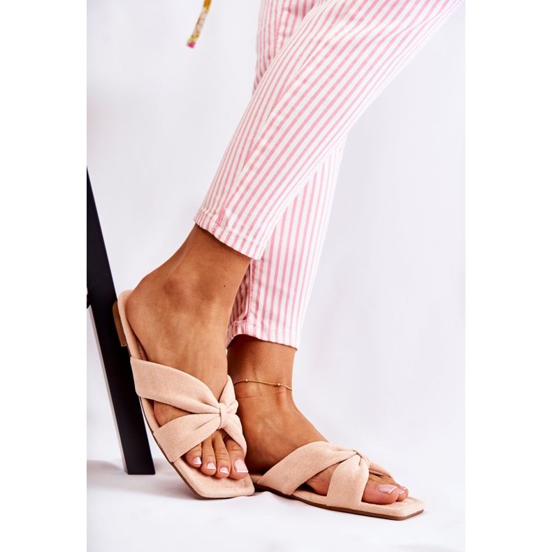 Chaussons Velours Femme Rose clair Vanilla Sky 1 Chaussons Velours Femme Rose clair Vanilla Sky 1