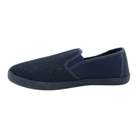Chaussures à enfiler ajourées Atletico pour hommes WY18922 bleu 1