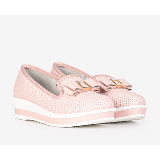 Ballerines enfant Demy roses 1 Ballerines enfant Demy roses 1