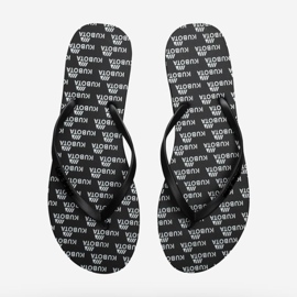 Kubota KUB7 tongs en caoutchouc noir 1