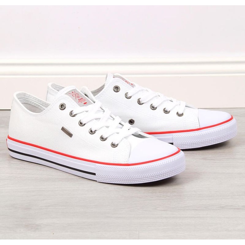 Baskets blanches Low Cross Jeans M JJ1R4001C 1