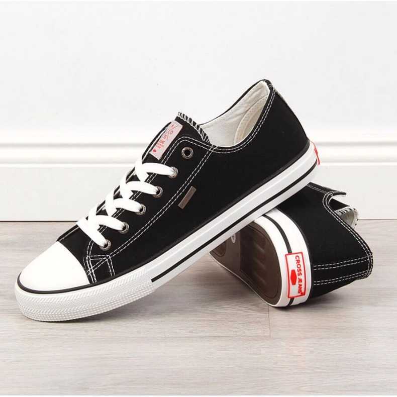 Low Cross Jeans M JJ1R4003C baskets noires 2