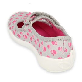 Befado chaussures pour enfants 114X478 rose gris 2
