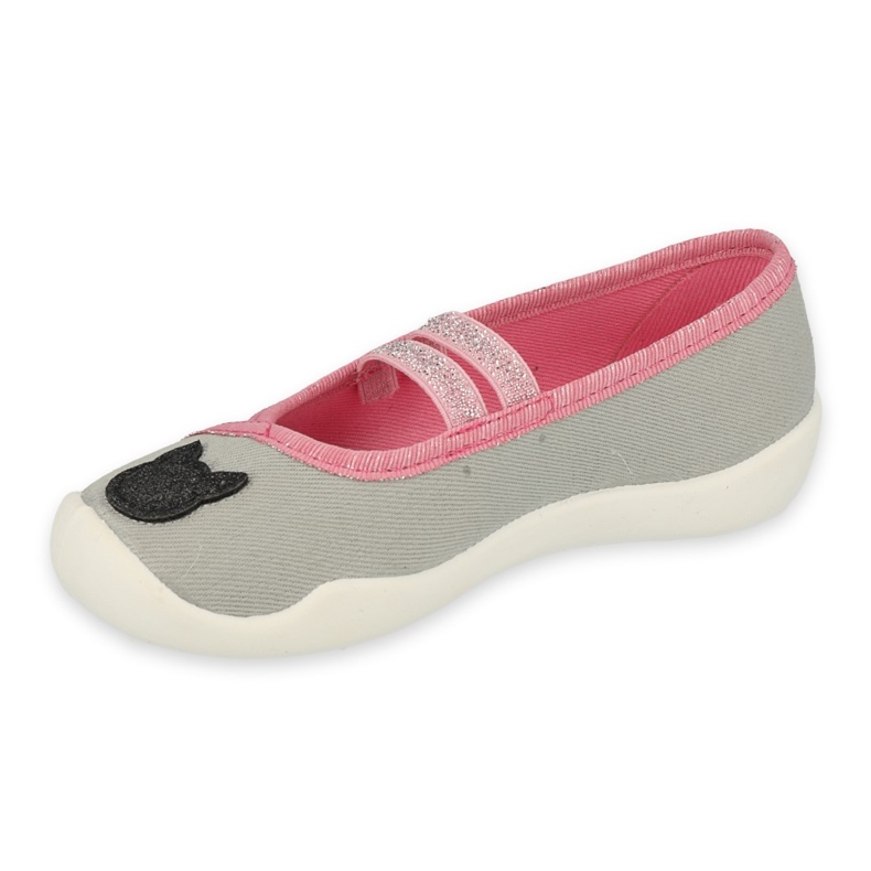 Befado chaussures pour enfants 116X301 rose gris 1