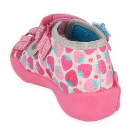 Befado chaussures pour enfants 342P046 bleu rose argent 2