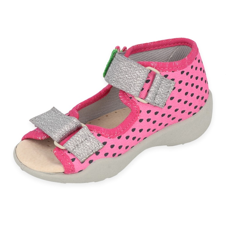 Befado chaussures pour enfants 342P045 rose argent 1