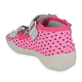Befado chaussures pour enfants 342P045 rose argent 2