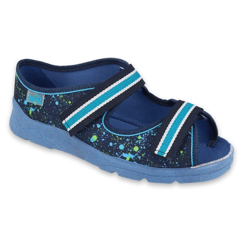 Befado chaussures pour enfants 969Y157 bleu marin bleu 1
