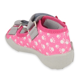 Befado chaussures pour enfants 242P108 rose gris 2 Befado chaussures pour enfants 242P108 rose gris 2