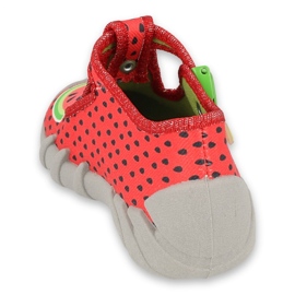 Slippers pour enfants de Befado 110p459 rouge 2
