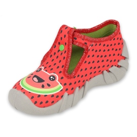 Slippers pour enfants de Befado 110p459 rouge 1