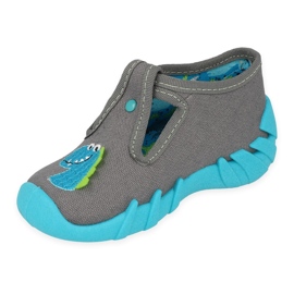 Befado chaussures pour enfants 110P441 bleu gris 1