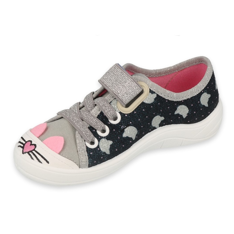 Befado chaussures pour enfants 251X186 rose argent gris 1