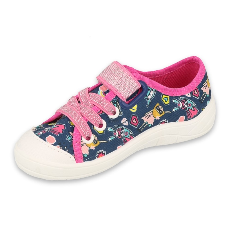 Chaussures enfant Befado 251X187 bleu marin rose 1