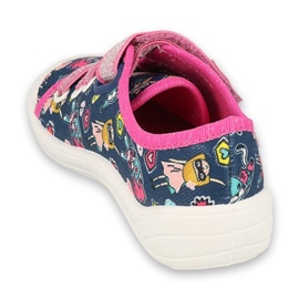 Chaussures enfant Befado 251X187 bleu marine rose 2