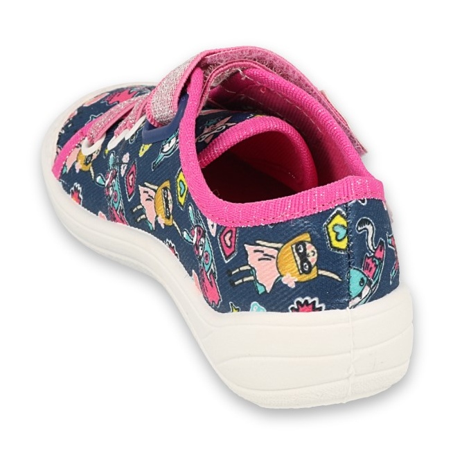 Chaussures enfant Befado 251X187 bleu marin rose 2