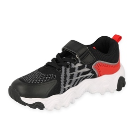 Befado chaussures pour enfants 516X103 noir rouge gris 1