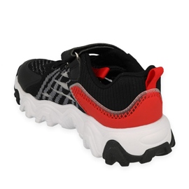 Befado chaussures pour enfants 516X103 noir rouge gris 2
