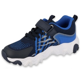 Befado chaussures pour jeunes 516Q102 bleu marine bleu gris 1