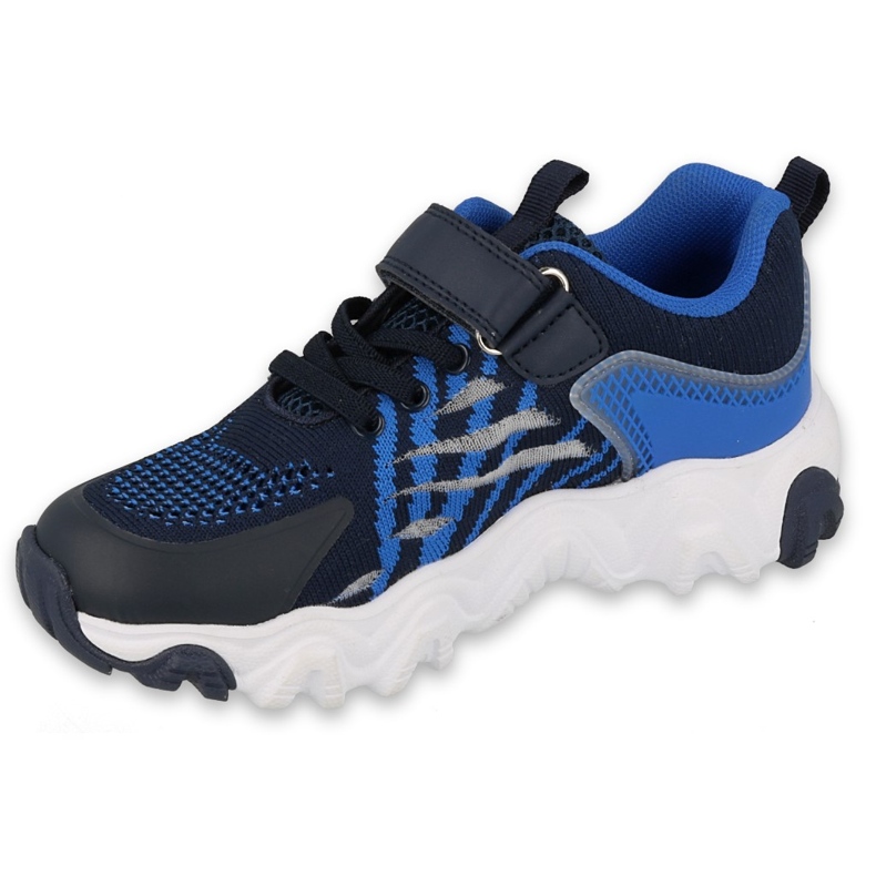 Befado chaussures pour jeunes 516Q102 bleu marine bleu gris 1