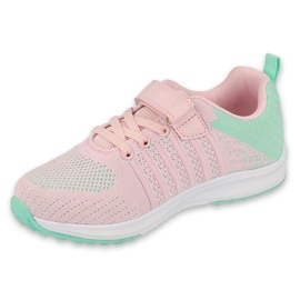 Befado chaussures pour enfants 516Y138 rose vert 1
