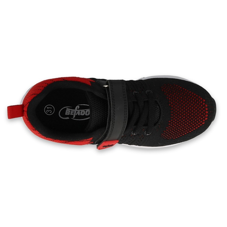 Befado chaussures pour enfants 516Y134 le noir rouge 1 Befado chaussures pour enfants 516Y134 le noir rouge 1