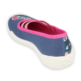 Chaussures enfant Befado 116X300 bleu marine rose multicolore 2