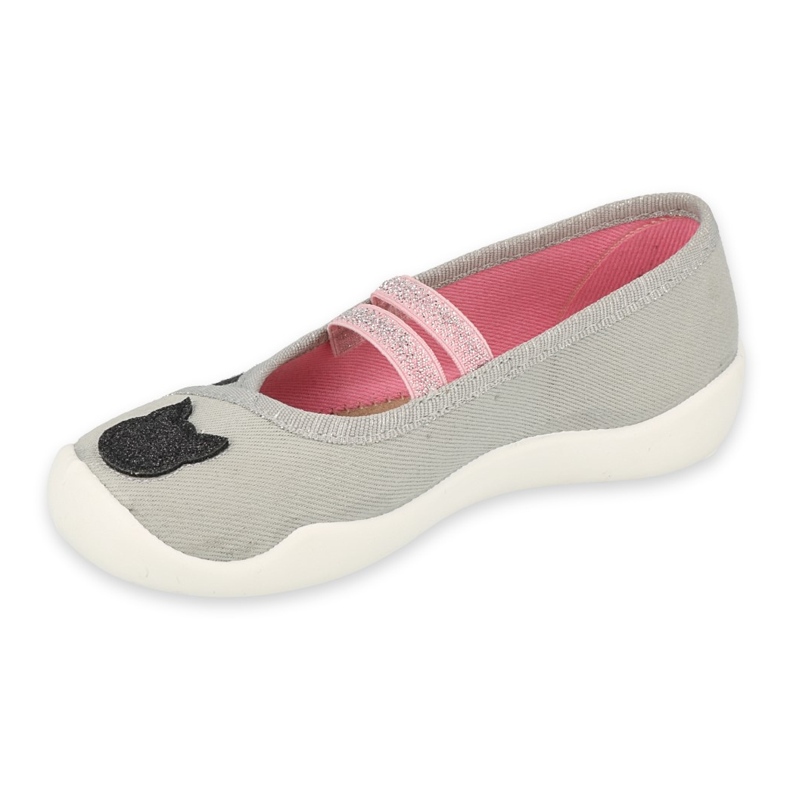 Befado chaussures pour enfants 116Y302 le noir rose gris 1