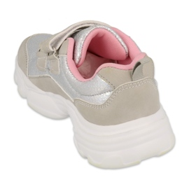 Befado chaussures pour enfants 516Y107 beige gris 2