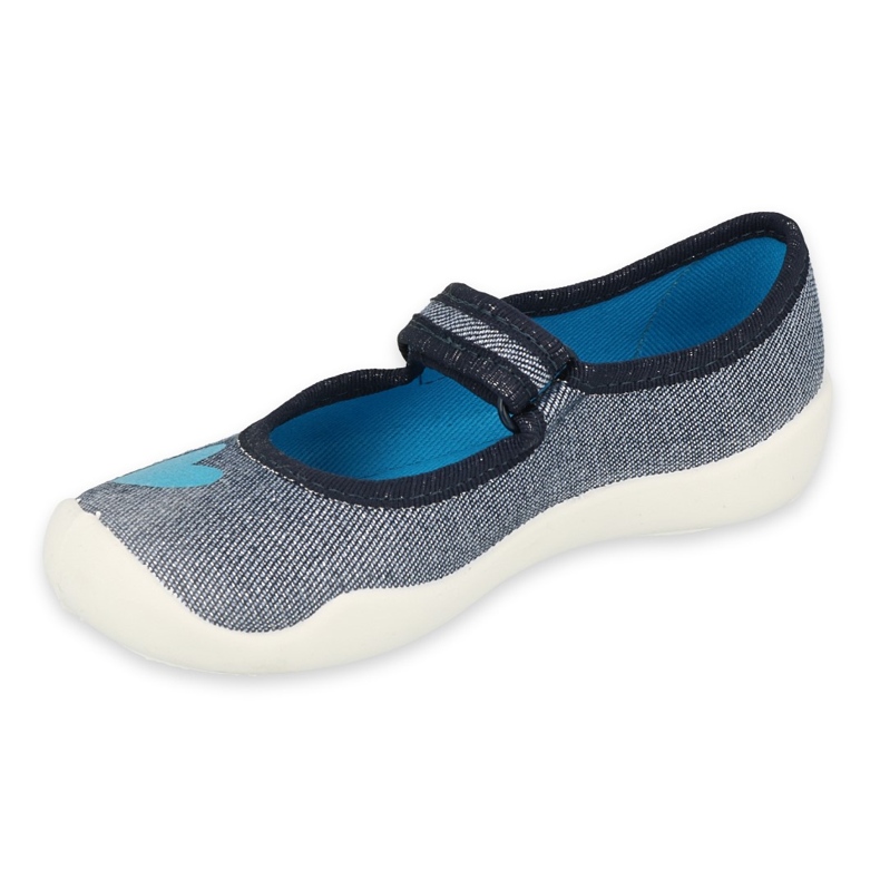 Befado chaussures pour enfants 114Y474 bleu gris 2 Befado chaussures pour enfants 114Y474 bleu gris 2