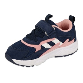 Befado chaussures pour enfants 516X124 bleu marin rose 1